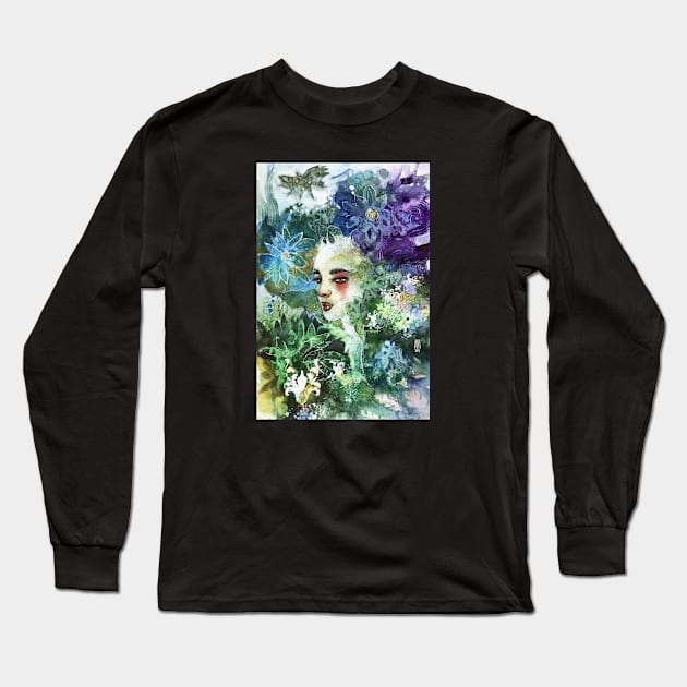 Mother nature Long Sleeve T-Shirt by Andreuccetti Art